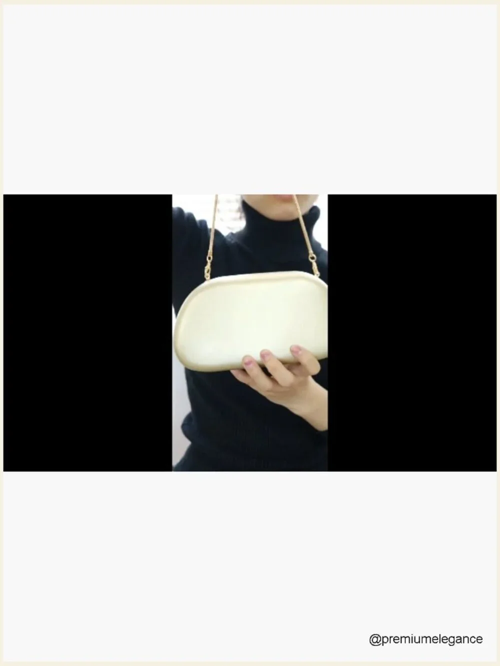 Acrylic Clutch Purse Vintage Metal Handlebars Evening Bag Weddings Prom